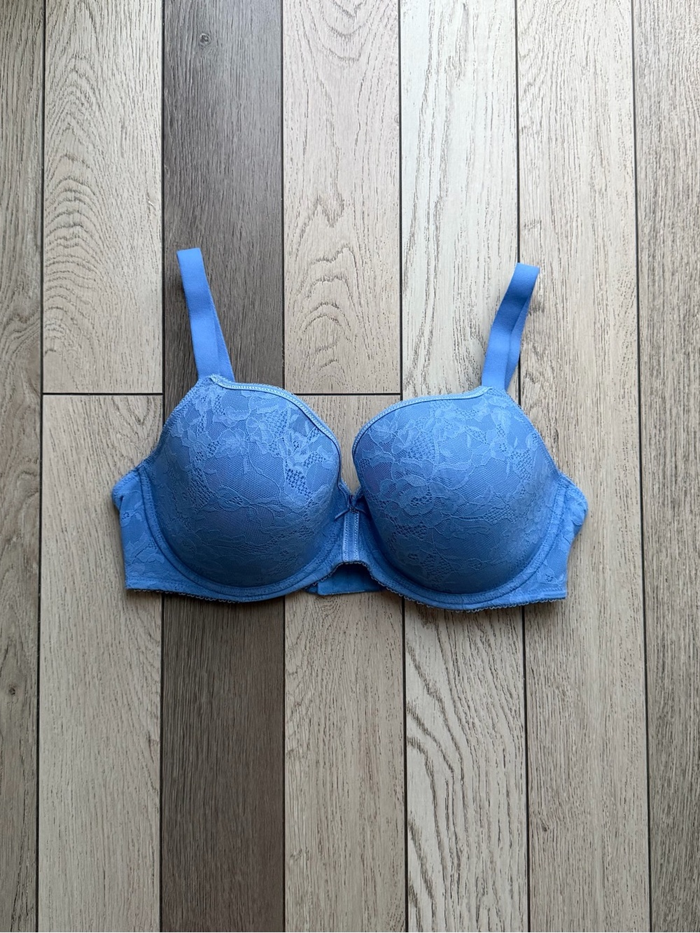 Wacoal Light Blue Lace Underwire Bra size 38DDD